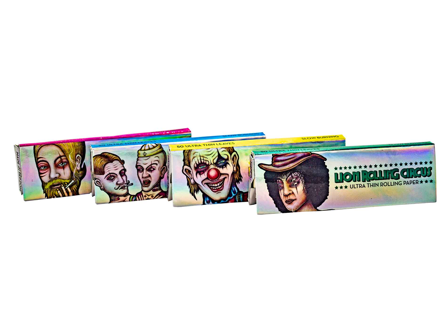 Papel Silver Regular 1 1/4 x 50u. Lion Rolling Circus